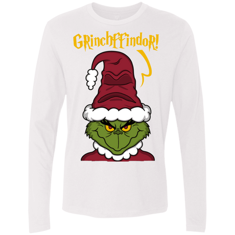 T-Shirts White / S Grinchffindor Men's Premium Long Sleeve