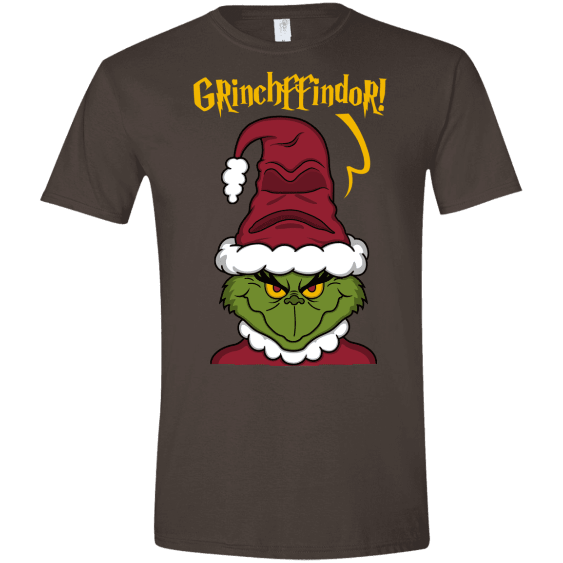 T-Shirts Dark Chocolate / S Grinchffindor Men's Semi-Fitted Softstyle