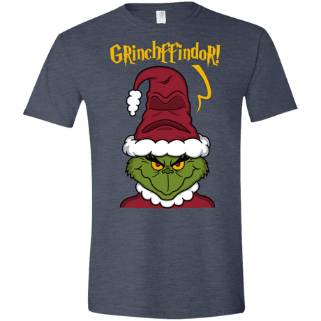 T-Shirts Heather Navy / S Grinchffindor Men's Semi-Fitted Softstyle