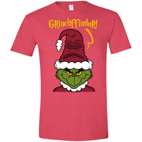 T-Shirts Heather Red / S Grinchffindor Men's Semi-Fitted Softstyle