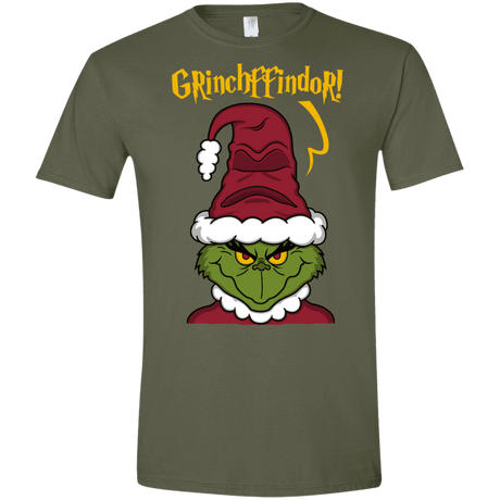 T-Shirts Military Green / S Grinchffindor Men's Semi-Fitted Softstyle