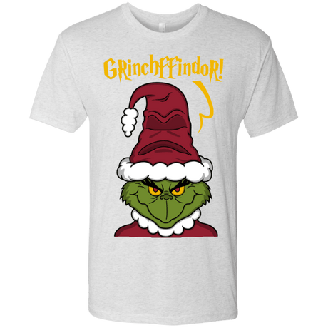 T-Shirts Heather White / S Grinchffindor Men's Triblend T-Shirt