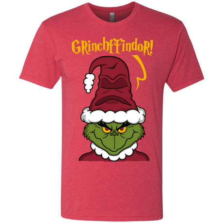T-Shirts Vintage Red / S Grinchffindor Men's Triblend T-Shirt
