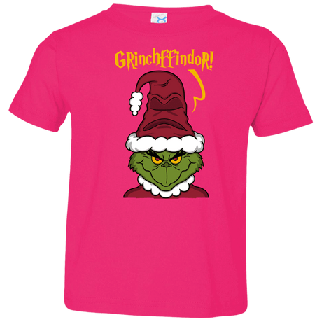 T-Shirts Hot Pink / 2T Grinchffindor Toddler Premium T-Shirt