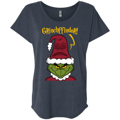 T-Shirts Vintage Navy / X-Small Grinchffindor Triblend Dolman Sleeve
