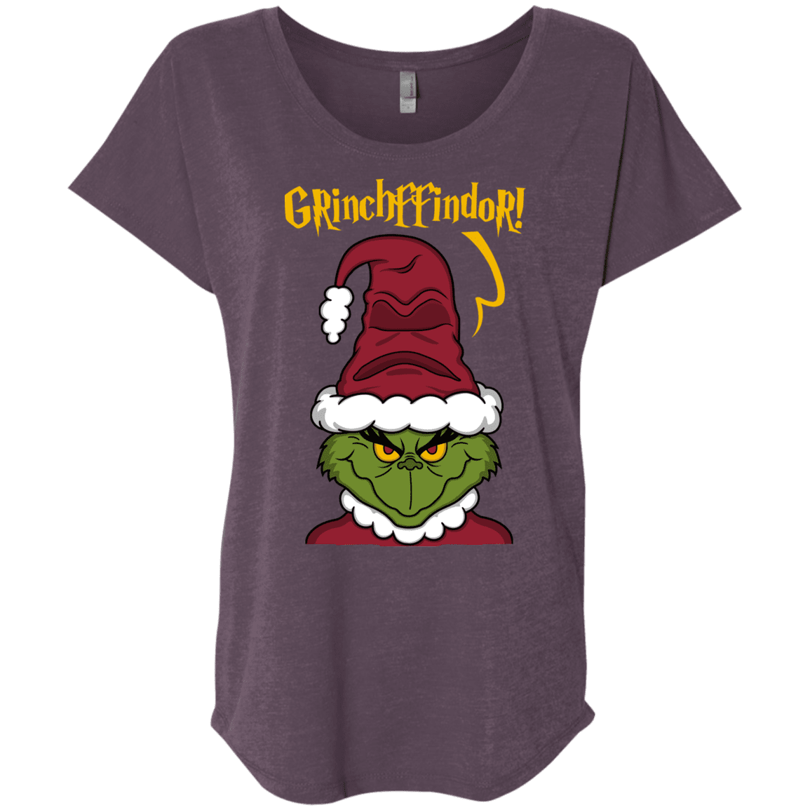 T-Shirts Vintage Purple / X-Small Grinchffindor Triblend Dolman Sleeve