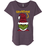 T-Shirts Vintage Purple / X-Small Grinchffindor Triblend Dolman Sleeve