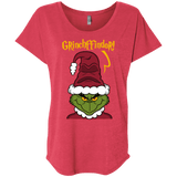T-Shirts Vintage Red / X-Small Grinchffindor Triblend Dolman Sleeve