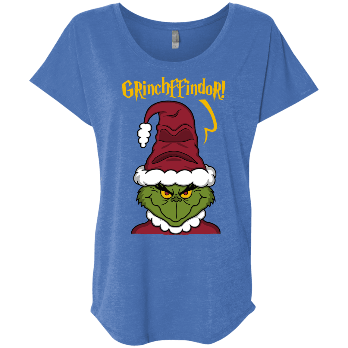 T-Shirts Vintage Royal / X-Small Grinchffindor Triblend Dolman Sleeve