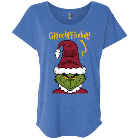 T-Shirts Vintage Royal / X-Small Grinchffindor Triblend Dolman Sleeve