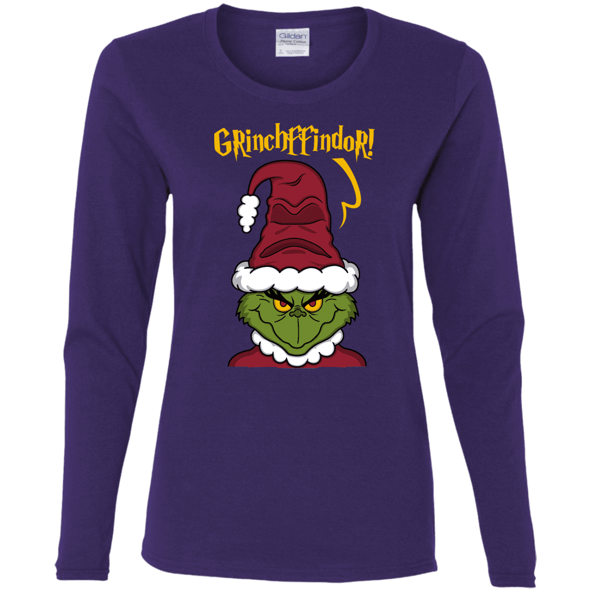 T-Shirts Purple / S Grinchffindor Women's Long Sleeve T-Shirt