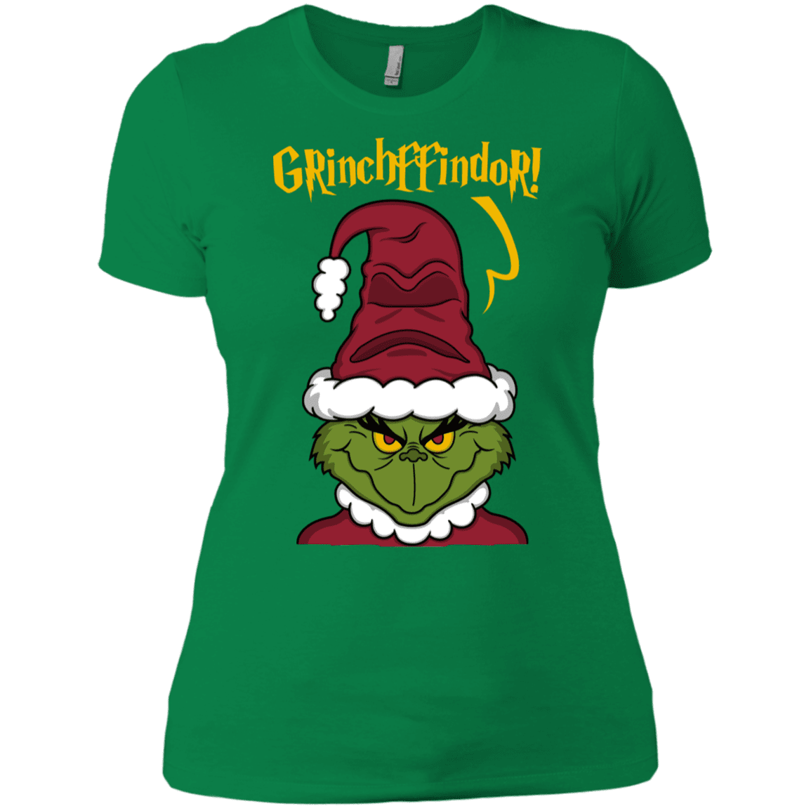 T-Shirts Kelly Green / X-Small Grinchffindor Women's Premium T-Shirt