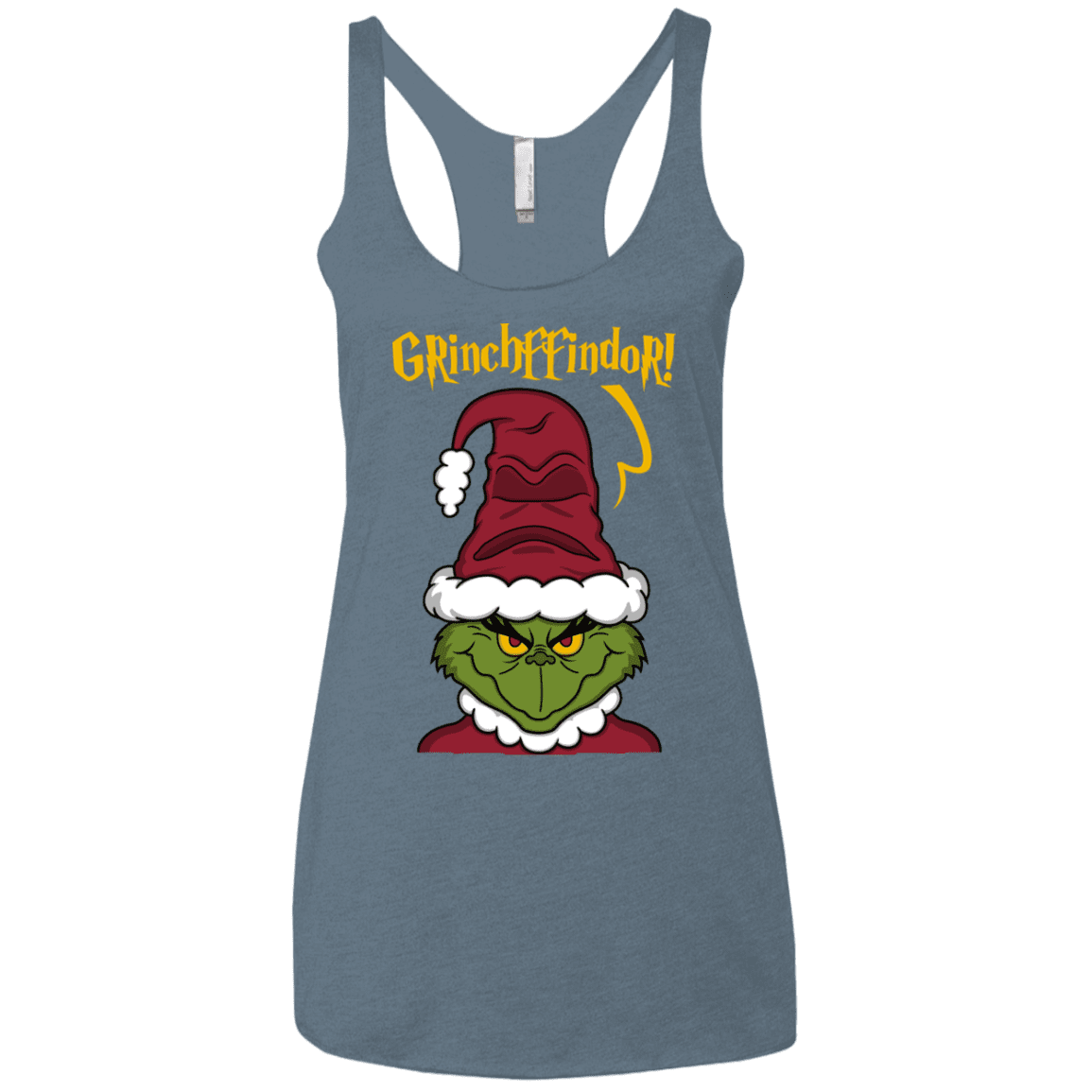 T-Shirts Indigo / X-Small Grinchffindor Women's Triblend Racerback Tank