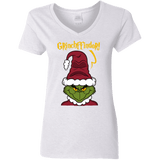 T-Shirts White / S Grinchffindor Women's V-Neck T-Shirt