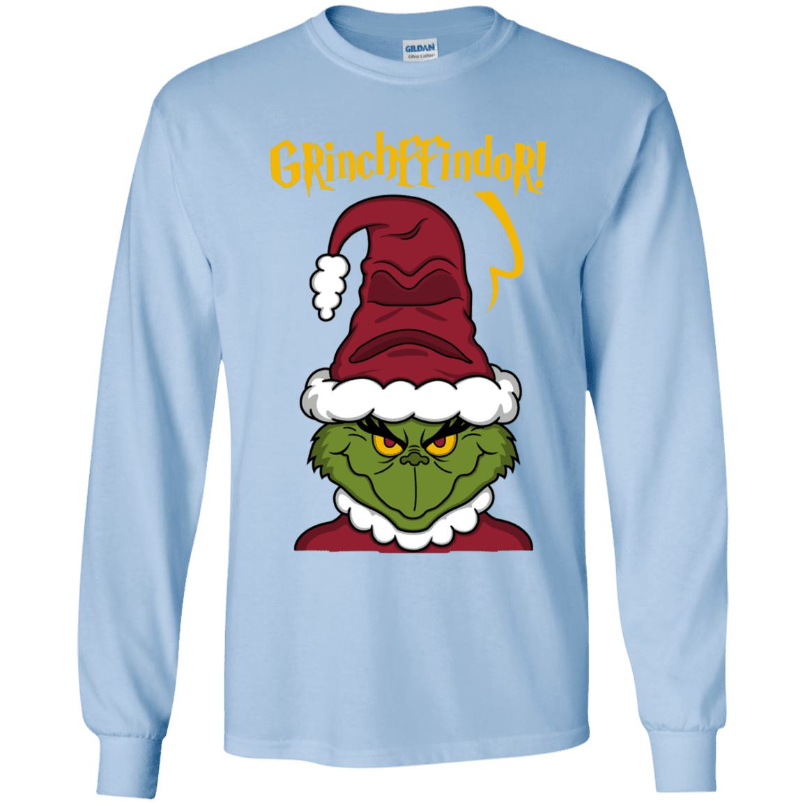 T-Shirts Light Blue / YS Grinchffindor Youth Long Sleeve T-Shirt