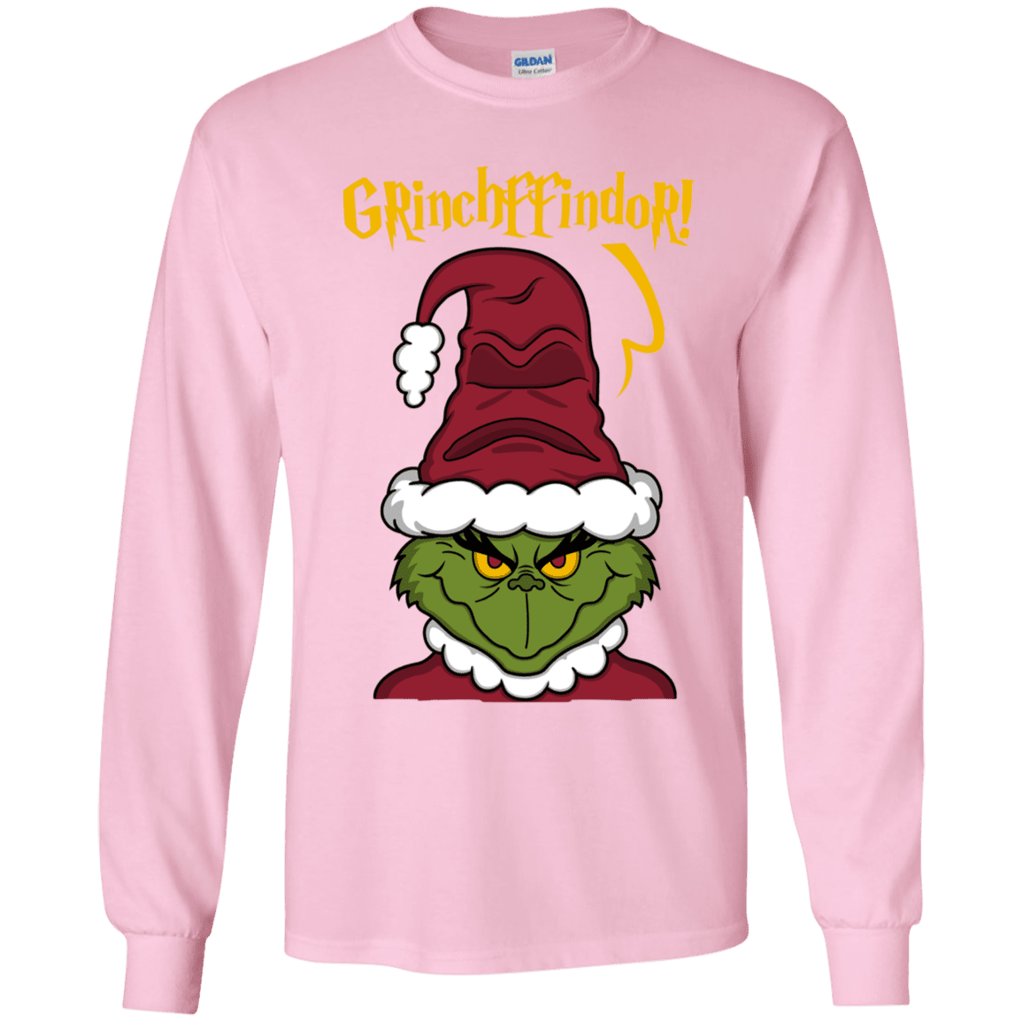 T-Shirts Light Pink / YS Grinchffindor Youth Long Sleeve T-Shirt