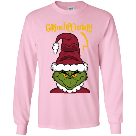 T-Shirts Light Pink / YS Grinchffindor Youth Long Sleeve T-Shirt