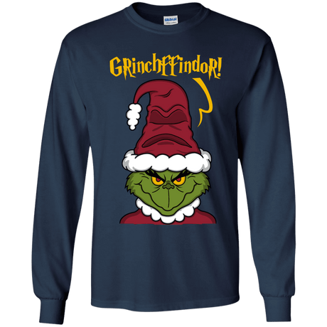 T-Shirts Navy / YS Grinchffindor Youth Long Sleeve T-Shirt