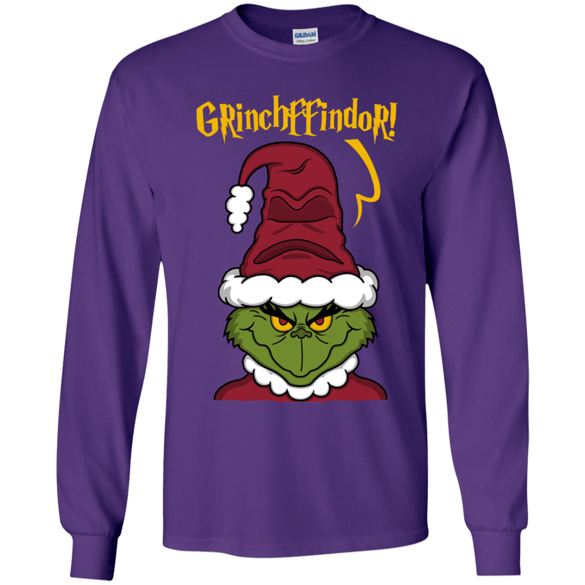 T-Shirts Purple / YS Grinchffindor Youth Long Sleeve T-Shirt