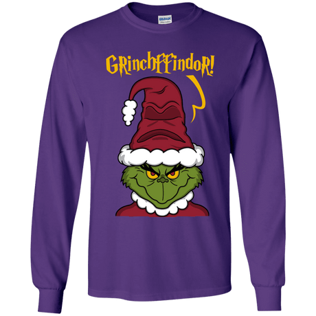 T-Shirts Purple / YS Grinchffindor Youth Long Sleeve T-Shirt