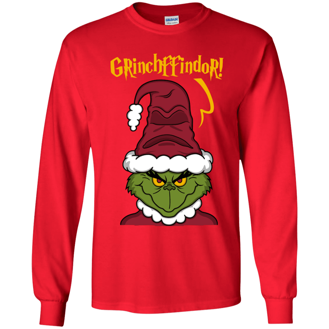 T-Shirts Red / YS Grinchffindor Youth Long Sleeve T-Shirt