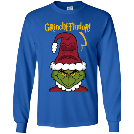 T-Shirts Royal / YS Grinchffindor Youth Long Sleeve T-Shirt
