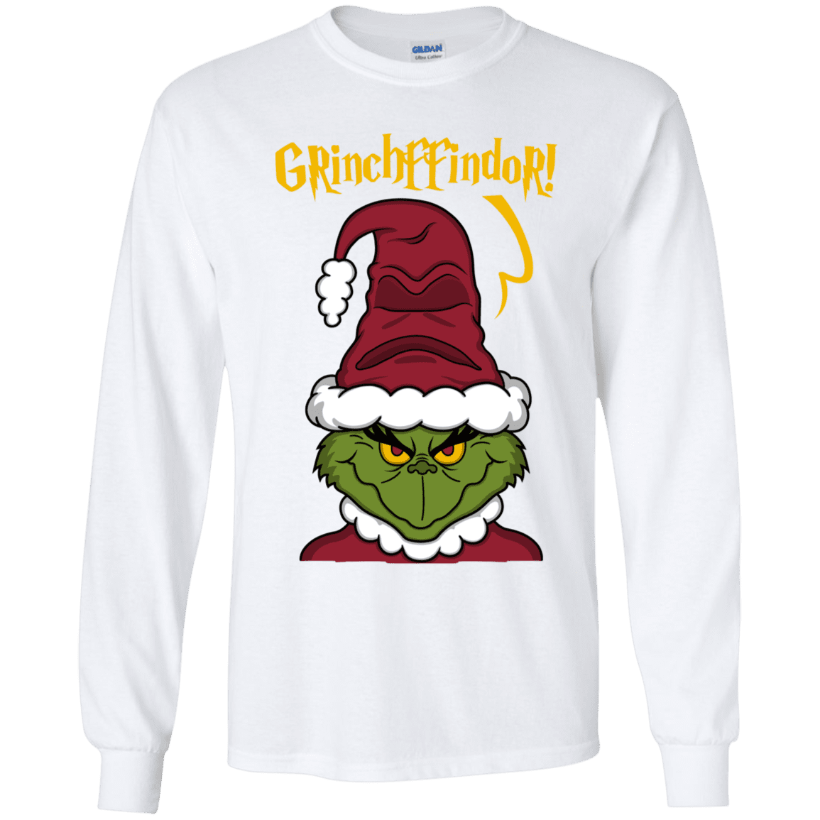 T-Shirts White / YS Grinchffindor Youth Long Sleeve T-Shirt