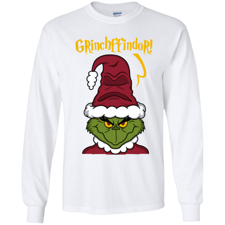 T-Shirts White / YS Grinchffindor Youth Long Sleeve T-Shirt