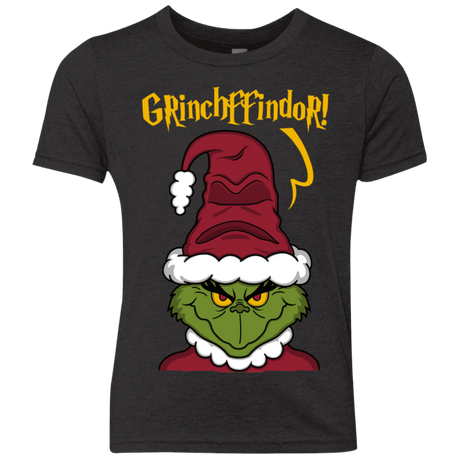 T-Shirts Vintage Black / YXS Grinchffindor Youth Triblend T-Shirt