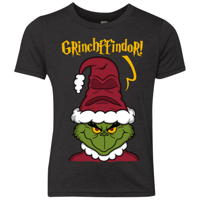 T-Shirts Vintage Black / YXS Grinchffindor Youth Triblend T-Shirt