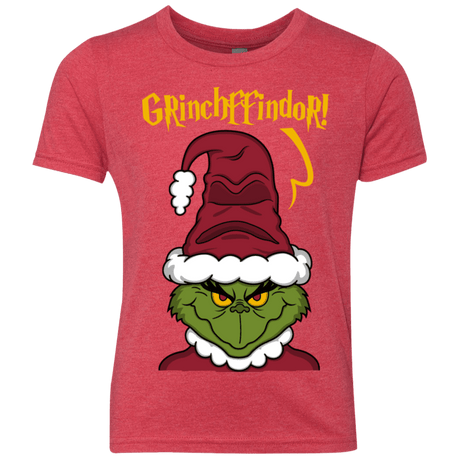 T-Shirts Vintage Red / YXS Grinchffindor Youth Triblend T-Shirt