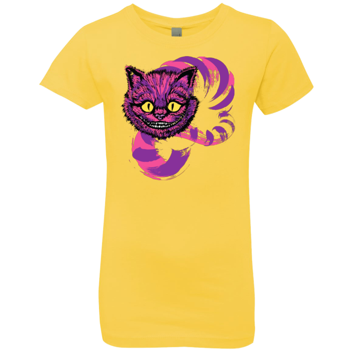 T-Shirts Vibrant Yellow / YXS Grinning Like A Cheshire Cat 2 Girls Premium T-Shirt