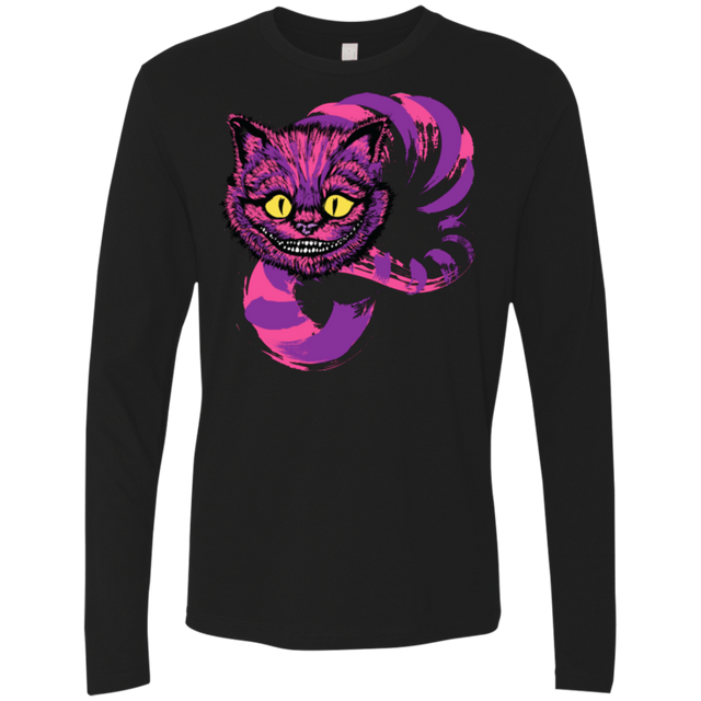 T-Shirts Black / Small Grinning Like A Cheshire Cat 2 Men's Premium Long Sleeve