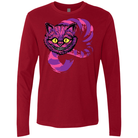 T-Shirts Cardinal / Small Grinning Like A Cheshire Cat 2 Men's Premium Long Sleeve
