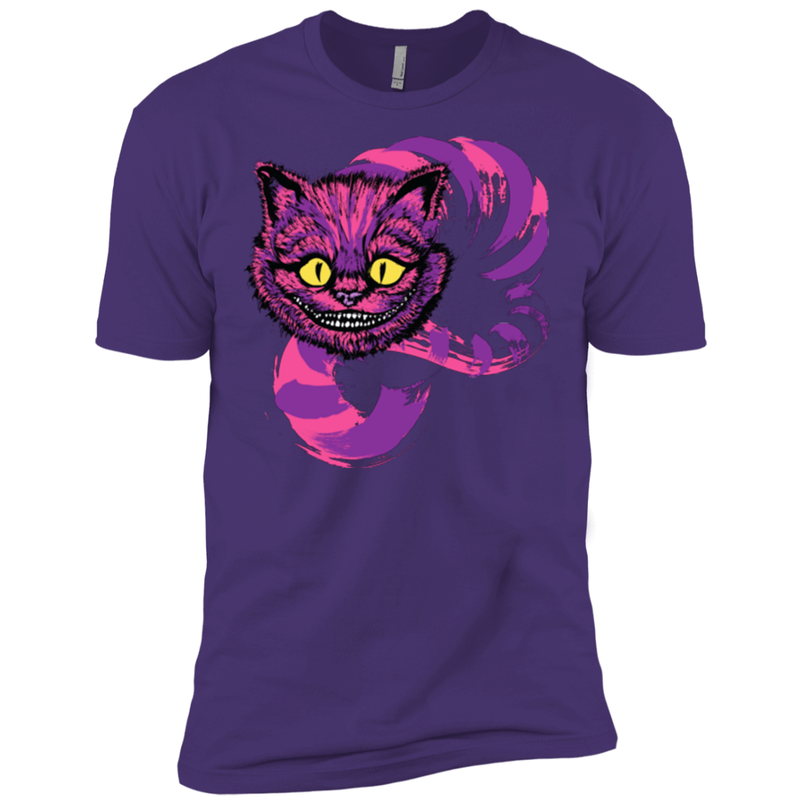 T-Shirts Purple / X-Small Grinning Like A Cheshire Cat 2 Men's Premium T-Shirt