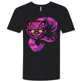 T-Shirts Black / X-Small Grinning Like A Cheshire Cat 2 Men's Premium V-Neck