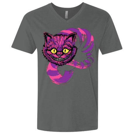 T-Shirts Heavy Metal / X-Small Grinning Like A Cheshire Cat 2 Men's Premium V-Neck