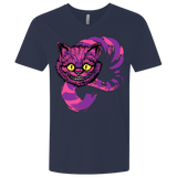 T-Shirts Midnight Navy / X-Small Grinning Like A Cheshire Cat 2 Men's Premium V-Neck