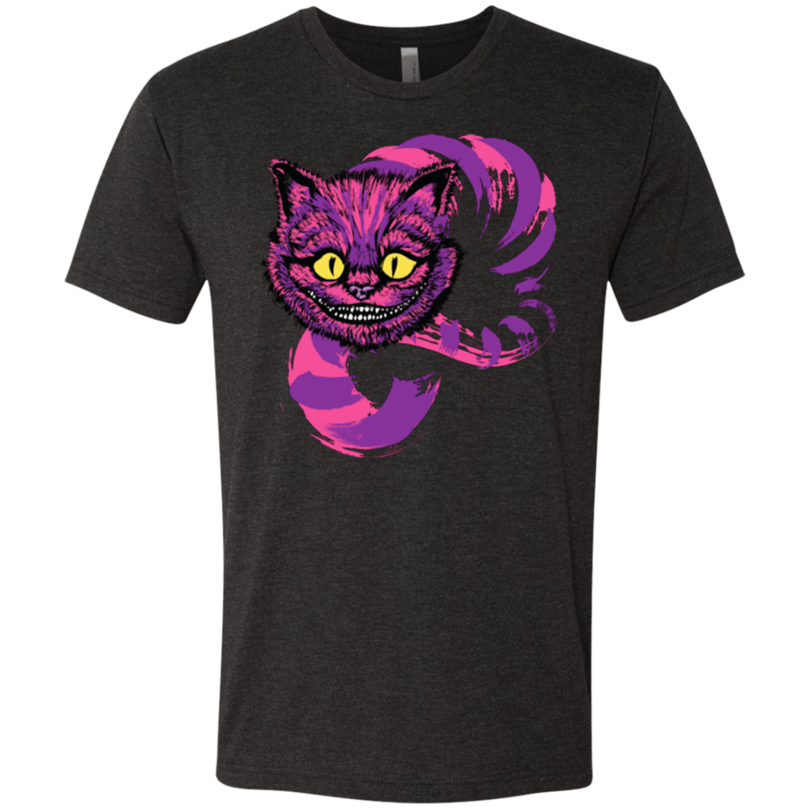 T-Shirts Vintage Black / Small Grinning Like A Cheshire Cat 2 Men's Triblend T-Shirt