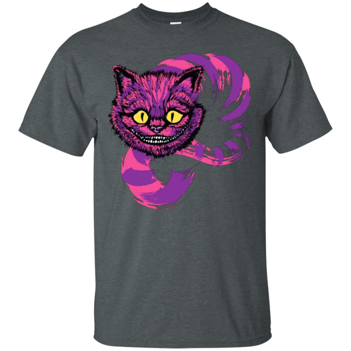 T-Shirts Dark Heather / Small Grinning Like A Cheshire Cat 2 T-Shirt