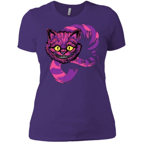 T-Shirts Purple / X-Small Grinning Like A Cheshire Cat 2 Women's Premium T-Shirt
