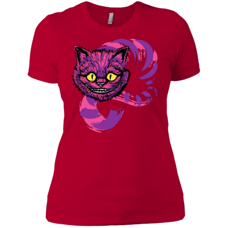 T-Shirts Red / X-Small Grinning Like A Cheshire Cat 2 Women's Premium T-Shirt