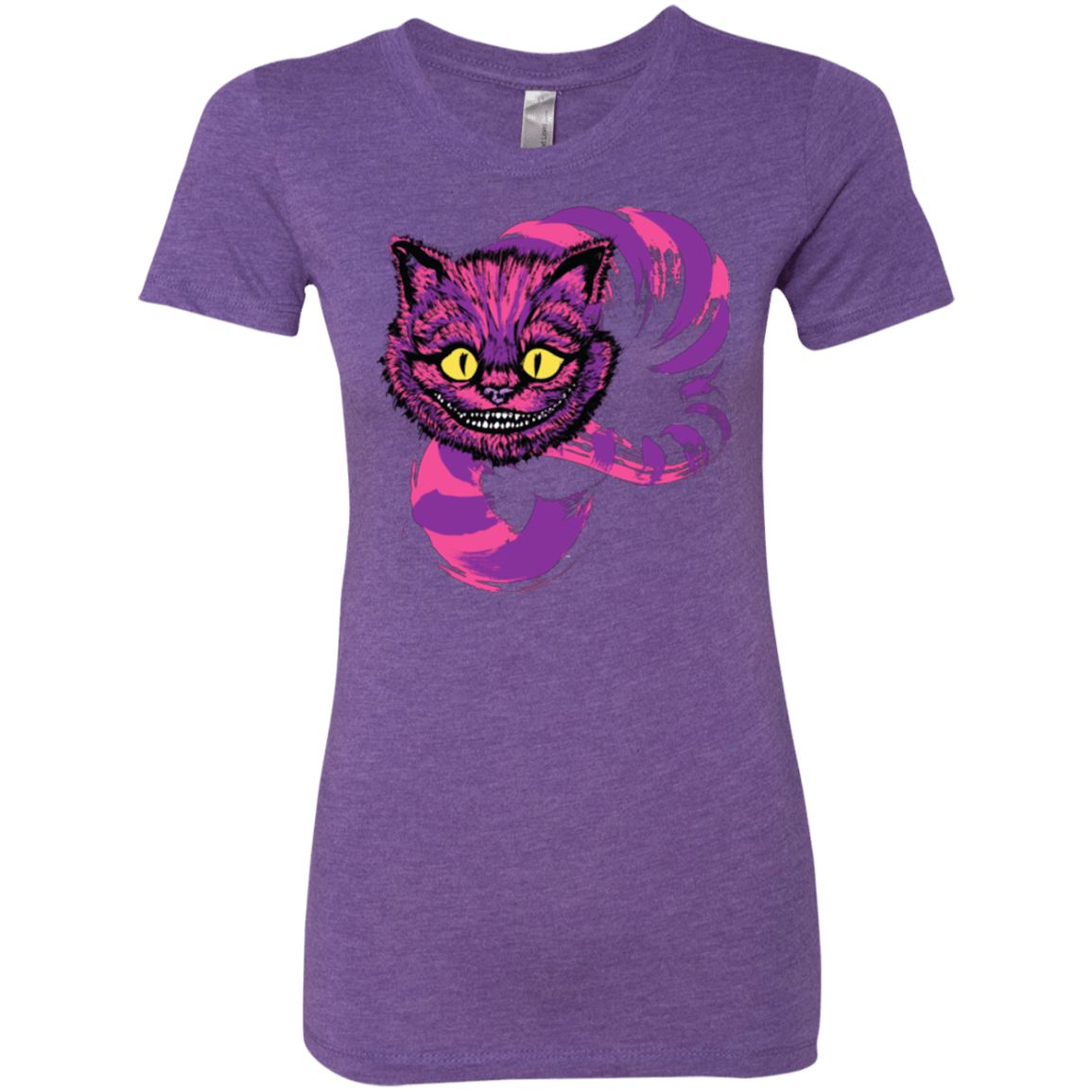 T-Shirts Purple Rush / Small Grinning Like A Cheshire Cat 2 Women's Triblend T-Shirt