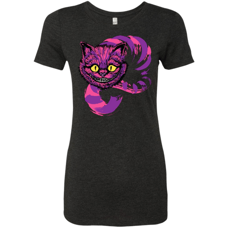 T-Shirts Vintage Black / Small Grinning Like A Cheshire Cat 2 Women's Triblend T-Shirt