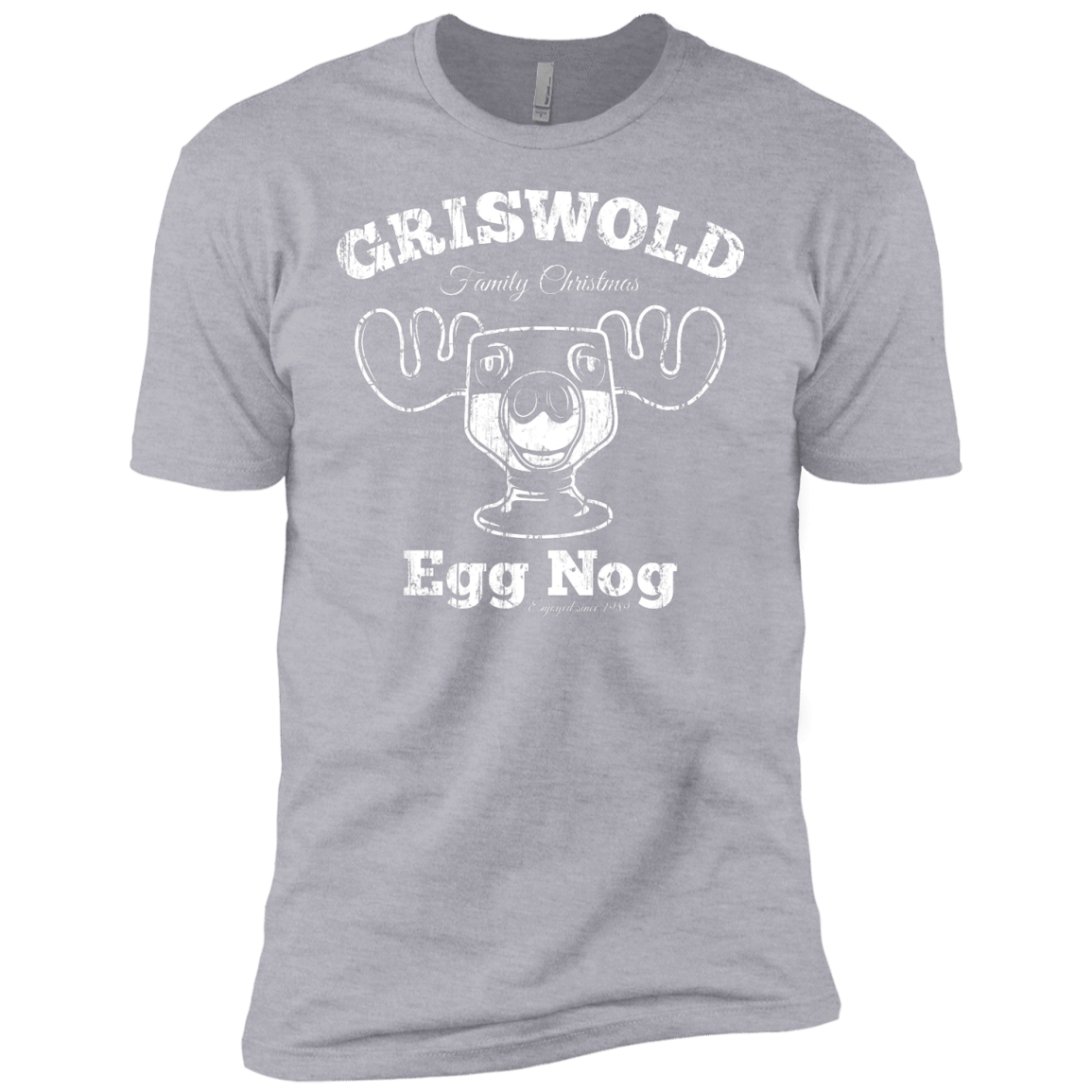 T-Shirts Heather Grey / YXS Griswold Christmas Egg Nog Boys Premium T-Shirt