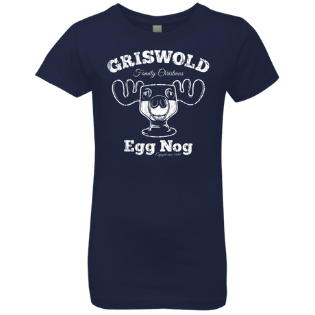 T-Shirts Midnight Navy / YXS Griswold Christmas Egg Nog Girls Premium T-Shirt