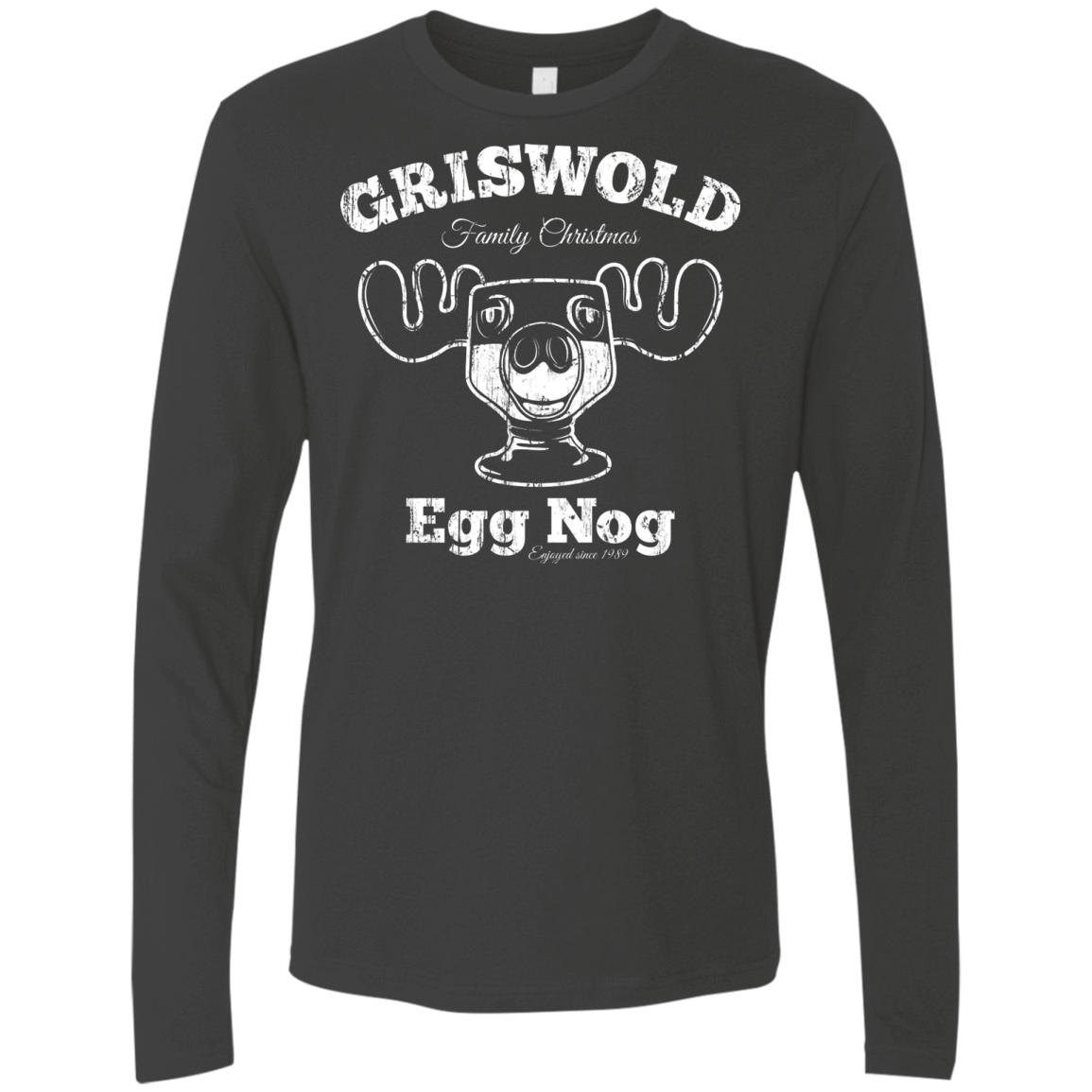T-Shirts Heavy Metal / Small Griswold Christmas Egg Nog Men's Premium Long Sleeve