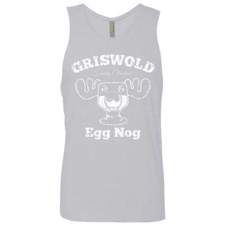 T-Shirts Heather Grey / Small Griswold Christmas Egg Nog Men's Premium Tank Top