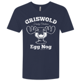 T-Shirts Midnight Navy / X-Small Griswold Christmas Egg Nog Men's Premium V-Neck