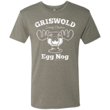 T-Shirts Venetian Grey / Small Griswold Christmas Egg Nog Men's Triblend T-Shirt